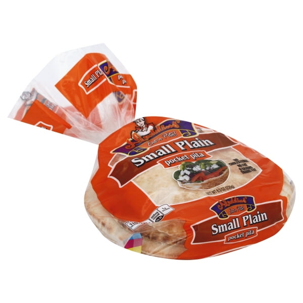 Aladdins Baking  Plain  Pocket  Pita, 8.3 oz