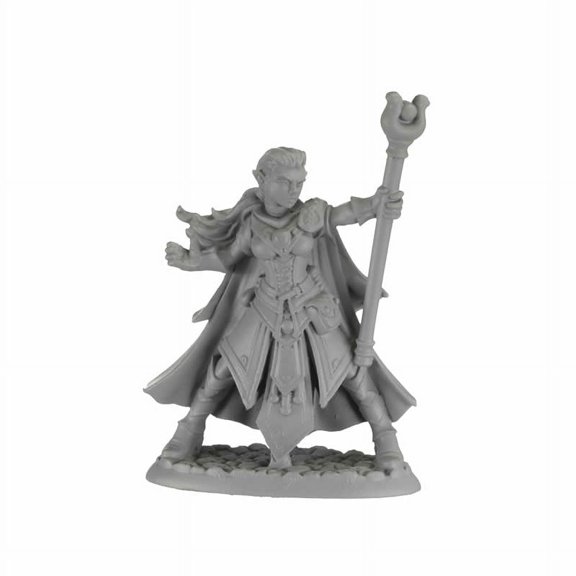 Alaedril Starbloom Elf Wizard Miniature Figure 25mm Heroic Scale Reaper Bones USA Reaper Miniatures