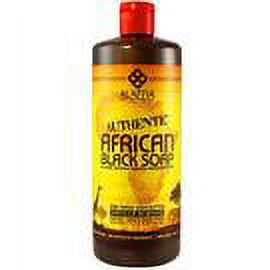 Alaffia Authentic Black Soap - Vanilla Almond - 32 oz