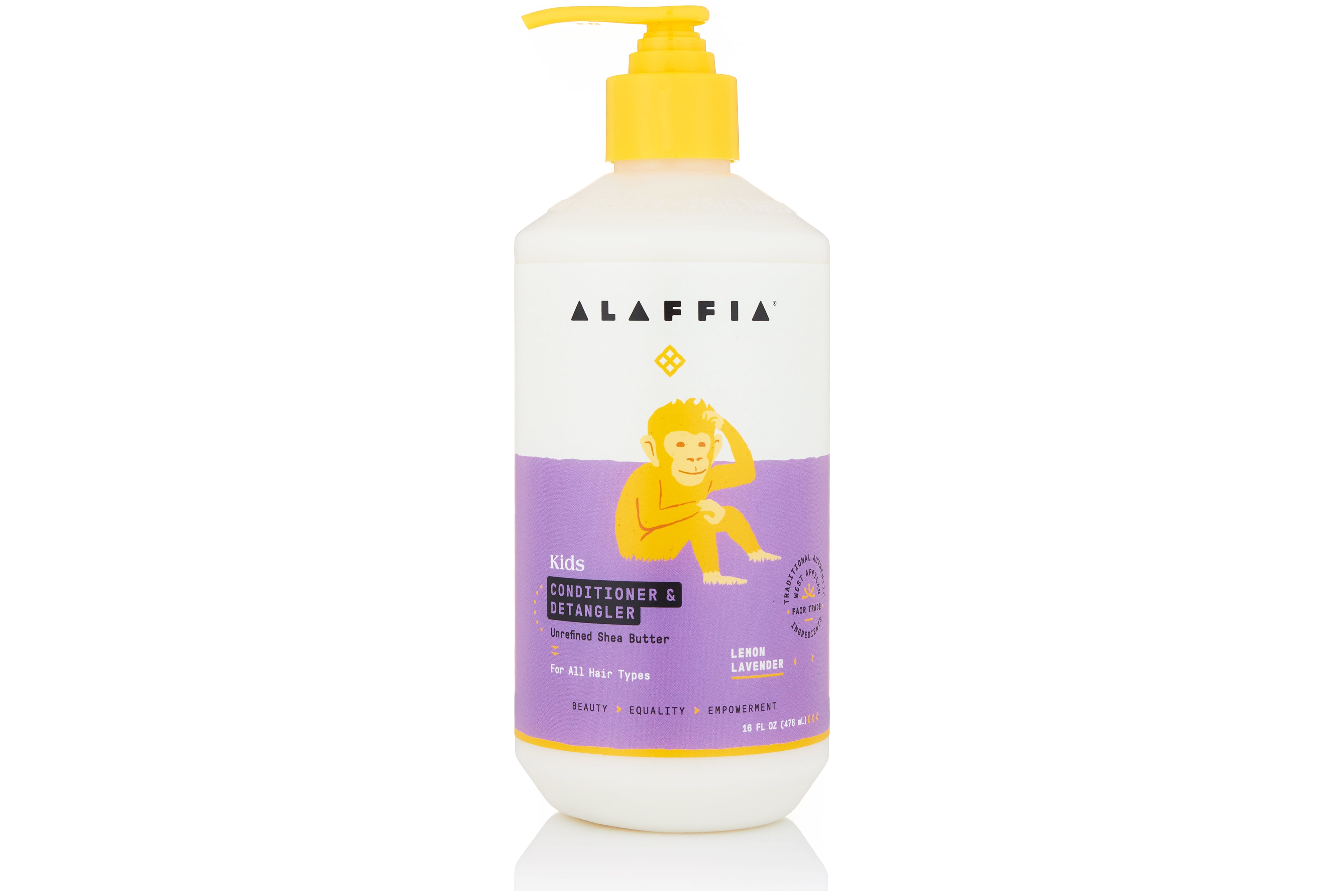 Alaffia Baby & Kids Nourishing Daily Conditioner & Detangler with Shea Butter, Lemon & Lavender Scent, 16 fl oz - image 1 of 2