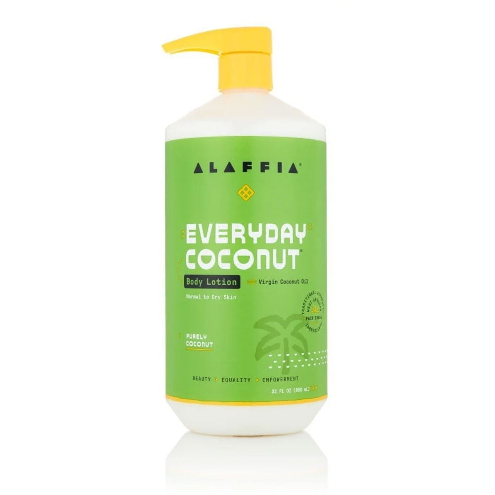 Alaffia Body Lotion Purely Coconut 32 Oz., Pack of 2