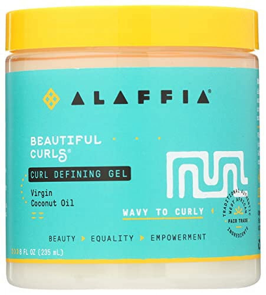 Alaffia Curl Defining Gel, Wavy To Curly, 8 Oz, 3 Pack