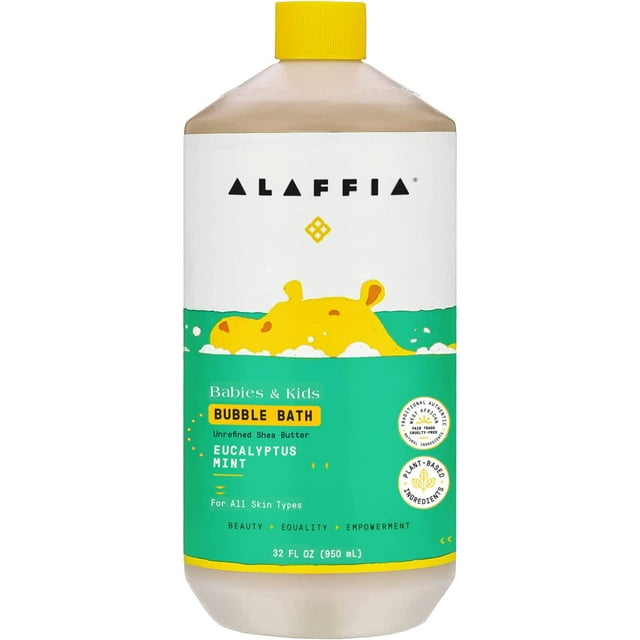 Alaffia Babies and Kids Bubble Bath, Gentle Baby Essentials for ...