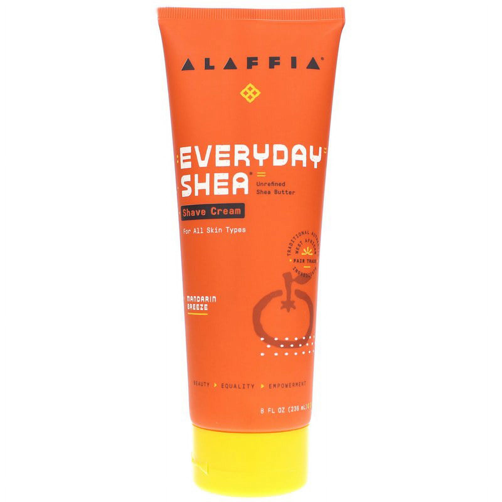 Alaffia EveryDay Shea Shave Cream,  Mandarin Breeze  8 FZ - image 1 of 1