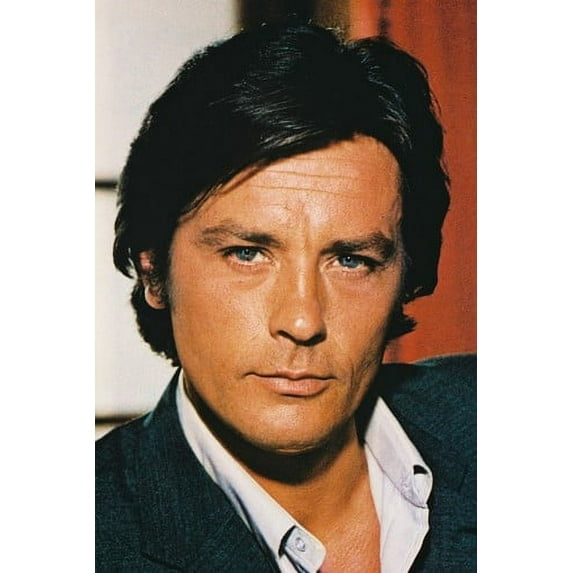 Alain Delon 24x36 Poster 1970's Portrait Blue Eyes