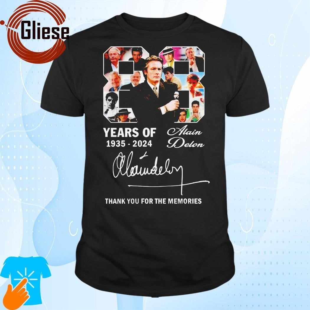 Alain Delon 88 Years Of The Memories 1935-2024 Shirt - Walmart.com Alain Delon Alain Delon 88 Years Of The Memories 1935-2024 Shirt - Walmart.com