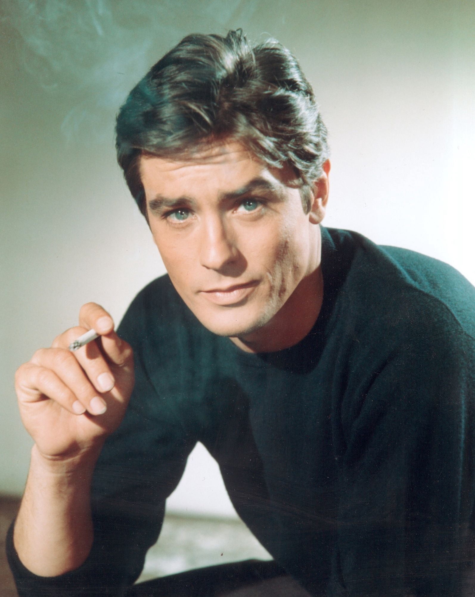 Alain Delon Canvas Art - (16 x 20)