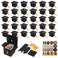 thumbnail image 1 of Alaiyaky 30 Pieces Graduation Candy Boxes Graduation Party Favors Doctoral Cap Shaped Gift Box Graduate Centerpieces with Tassel Sticker for Grad Ceremony Party, 1 of 8