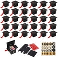 thumbnail image 1 of Alaiyaky 30 Pieces Graduation Candy Boxes Graduation Party Favors Doctoral Cap Shaped Gift Box Graduate Centerpieces with Tassel Sticker for Grad Ceremony Party, 1 of 1