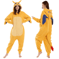 thumbnail image 1 of Alaiyaky Onesies Pajamas Unisex Adult for Women Men Animal Costume Cute Onesies Flannel Cartoon Cosplay Halloween Sleepwear Christmas New Year gifts, 1 of 7