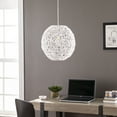 thumbnail image 1 of SEI Furniture Alakesh Round Woven Pendant Lamp Shade in White, 1 of 4