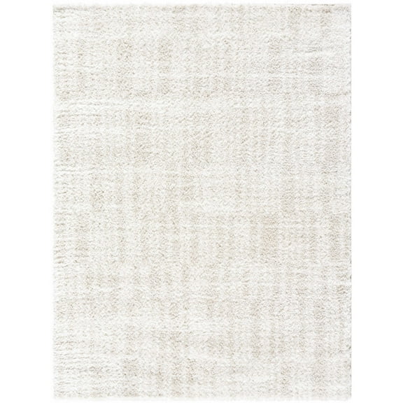 Alamea Contemporary Area Rug - Ivory, Peach - 5'3" x 7'