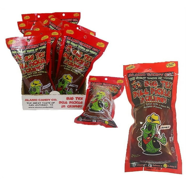 Alamo Candy Co Chamoy Pickle Kit Sour Candy Basic Package