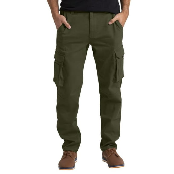 Alamo Casual Cargo Pants for Men - Stretchable, Regular Fit Cargo Work Pants for Men - 6 Pocket Outdoor Mens Work Pants