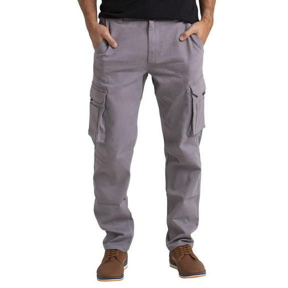 Alamo Casual Cargo Pants for Men - Stretchable, Regular Fit Cargo Work Pants for Men - 6 Pocket Outdoor Mens Work Pants