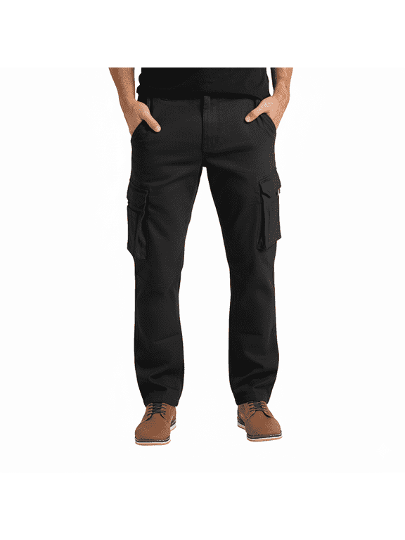 Alamo Casual Cargo Pants for Men - Stretchable, Regular Fit Cargo Work Pants for Men - 6 Pocket Outdoor Mens Work Pants