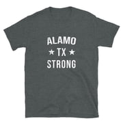 Alamo TX Strong Hometown Souvenir Vacation Texas Dark Heather, S