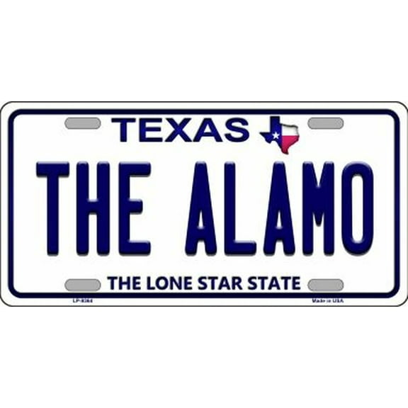 Alamo Texas License Plate Tag