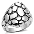 thumbnail image 1 of Alamode 3W047-8 Women Rhodium Brass Ring with No Stone in No Stone - Size 8, 1 of 1