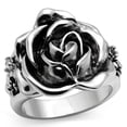 thumbnail image 1 of Alamode 3W210-8 Women Rhodium Brass Ring with AAA Grade CZ in Clear - Size 8, 1 of 1