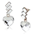 thumbnail image 1 of Alamode LO2756 Women Rose Gold Iron Earrings with Top Grade Crystal in Clear, 1 of 1