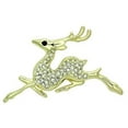 thumbnail image 1 of Alamode LO2859 Women Flash Gold White Metal Brooches with Top Grade Crystal in Multi Color, 1 of 1