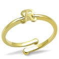 thumbnail image 1 of Alamode LO3996-8 Women Flash Gold Brass Ring with No Stone in No Stone - Size 8, 1 of 1
