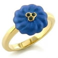 thumbnail image 1 of Alamode LO528-6 Women Gold White Metal Ring with Top Grade Crystal in Montana - Size 6, 1 of 1