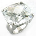 thumbnail image 1 of Alamode LOA677-6 Women Rhodium Brass Ring with AAA Grade CZ in Clear - Size 6, 1 of 1