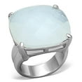 thumbnail image 1 of Alamode LOA910-8 Women Rhodium Brass Ring with Synthetic in Aurora Borealis Rainbow Effect - Size 8, 1 of 1