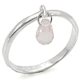 thumbnail image 1 of Alamode LOS323-6 Women Silver 925 Sterling Silver Ring with Genuine Stone in Light Rose - Size 6, 1 of 1