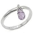 thumbnail image 1 of Alamode LOS325-7 Women Silver 925 Sterling Silver Ring with Genuine Stone in Amethyst - Size 7, 1 of 1