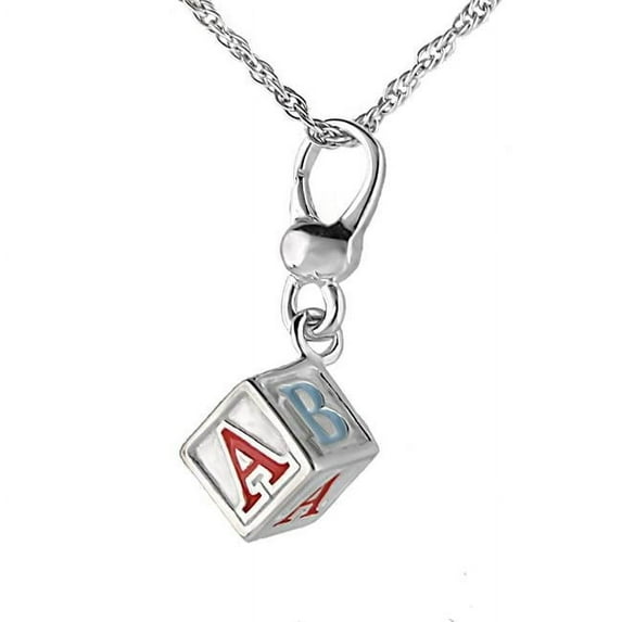 Alamode LOS424-18 Women Silver 925 Sterling Silver Chain Pendant with No Stone in No Stone - 18 in.