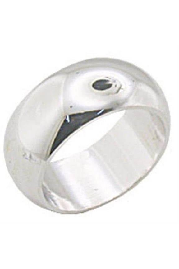 Alamode R2243-5 Rhodium Brass Ring with No Stone, Size 5