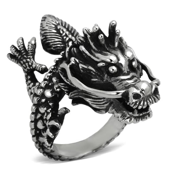 Alamode TK1012-9 Women High Polished Stainless Steel Ring with No Stone in No Stone - Size 9