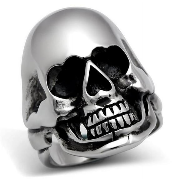 Alamode TK305-11 Men High Polished Stainless Steel Ring with No Stone in No Stone - Size 11