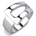 thumbnail image 1 of Alamode TK3438-7 Women High Polished Stainless Steel Ring with No Stone in No Stone - Size 7, 1 of 1