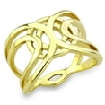 thumbnail image 1 of Alamode TK3639-5 Women IP Gold Stainless Steel Ring with No Stone in No Stone - Size 5, 1 of 1