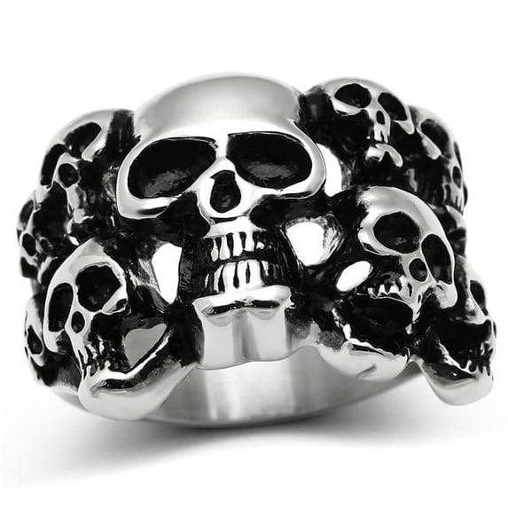 Alamode TK471-15 Men High Polished Stainless Steel Ring with No Stone in No Stone - Size 15
