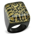 thumbnail image 1 of Alamode VL112-5 Women Resin Ring with No Stone in Topaz - Size 5, 1 of 1