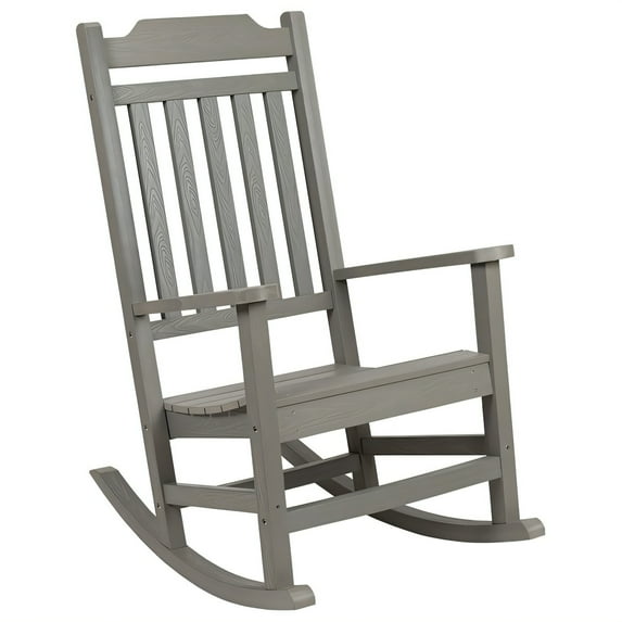 Alamont All-weather Poly Resin Rocking Chair - Gray