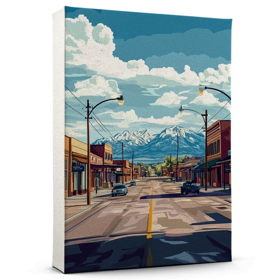 Alamosa Canvas Print, Colorado Canvas Wall Art, Alamosa Decor Travel Canvas, Colorado Travel Gift, Housewarming Gift - 99AZ18