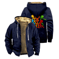 thumbnail image 1 of Alan Becker Zipper Hoodie Men's Long Sleeve Jacket Fashion Streetwear Thickened Winter Coat, 1 of 2