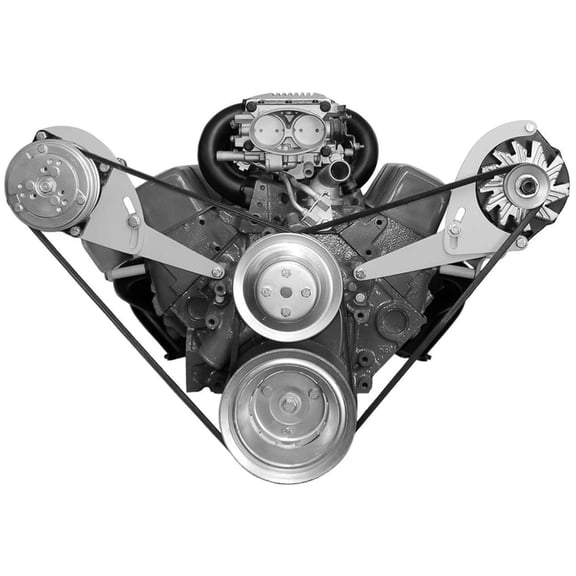 ALAN GROVE COMPONENTS 223L Alternator Brackets and Components ALT BRACKET SBC LWP DRIV ERS SIDE LOW PROFILE