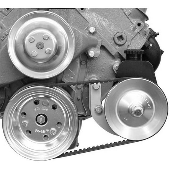 Alan Grove Components 403L Short Water Pump Power Steering Pump Bracket for Big Block Chevy