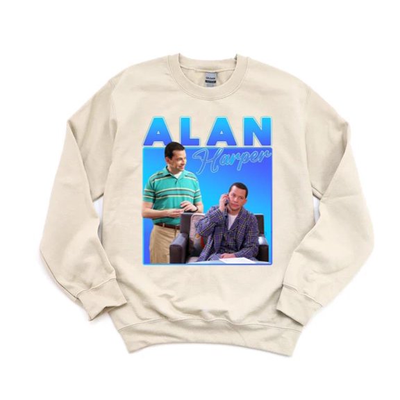 Alan Harper Two And A Half Men TV Show Jon Cryer Sitcom Comedy Charlie Sweatshirt, for men & women, up to size 5XL