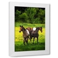 thumbnail image 1 of Alan Hausenflock 11x14 White Modern Wood Framed Wall Art Titled - The Horses Three I, 1 of 5