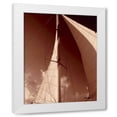 thumbnail image 1 of Alan Hausenflock 12x14 White Modern Wood Framed Wall Art Titled - Windward Sail IV, 1 of 5