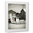 thumbnail image 1 of Alan Hausenflock 13x18 White Modern Wood Framed Wall Art Titled - Crab Shack II, 1 of 5