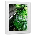 thumbnail image 1 of Alan Hausenflock 13x18 White Modern Wood Framed Wall Art Titled - Spring Iris II, 1 of 5